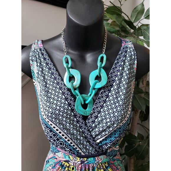 John Paul Richard Womens Multi Floral Backless Wide Strap Long Maxi Dress Size S - Picture 12 of 12